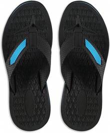 Men's Flip-Flops Non-Slip Bathroom Shower Shoes Cushioned Foam Indoor And Outdoor Toe-Post Sandals