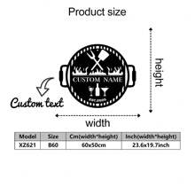 1pc Customizable Metal Barbecue Wall Decor, Rustic Outdoor Kitchen Decoration, Metal Barbecue Art Sign & Design, Perfect Gift For Dad And New Home Housewarming Gifts Birthday Graduation,Multi-Functional,Adjustable,Durable,Ornamental,Reusable,Exquisite,Adorable,High-Quality,Modern,Colorful,Cute,Comfortable,Stylish,Custom,Personalized,Unique,Ideal Gifts For Him,Ideal Gifts For Her,Home Refresh
