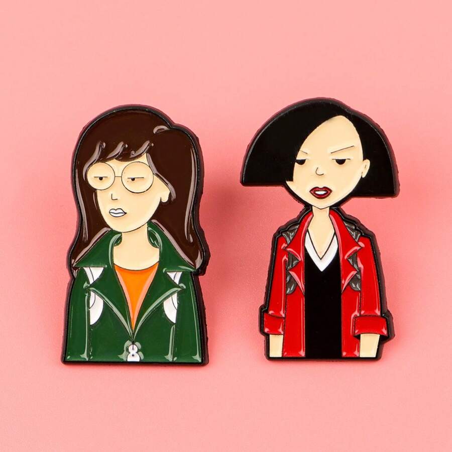 Cute Enamel Pin Lapel Pins Badges On Backpack Women's Brooch Clothes Gift Jewelry Fashion Accessories