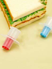 1 件可重复使用的纸杯蛋糕衬垫和填充工具、蛋糕烘焙工具、厨房用品 - 紅色 - 查看 20