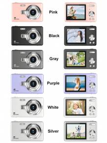 1 Pc Q12 Digital Camera With 32G Memory Card,50 Million Pixels 2.4-Inch Screen Portable Camera, Rechargeable Camera CCD & Multiple Filter Modes. Portable Anti-Shake Smart Zoom Digital Camera For Outdoor