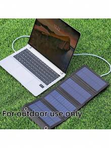 Portable 4/5 Folding Solar Panel With USB - Suitable For Outdoor Travel And Camping, Charges Phones, Tablets, Fans, Flashlights, Foldable Battery Pack - Multicolor - View 15