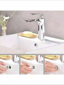 2/4pcs Plastic Bathroom Kitchen Basin Sink, Overflow Cover Ring Insert Replacement, Chrome Hole Round Drain Cap, Basin Accessory,Note That One-Size Has 4 Pcs, 1 Piece Only Has 1 Pc, And 2 Packs Only Have 2 Pieces,This Product Is Not A Universal Model. Please Confirm Whether The Product Size Is Suitable Before Purchasing
