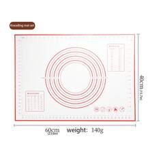 17 Inch Stainless Steel Rolling Pin Kneading Mat Set Wooden Rolling Pin Kneading Mat Set Adjustable Thickness Type Rolling Pin With Graduated Baking - Multicolor - View 17