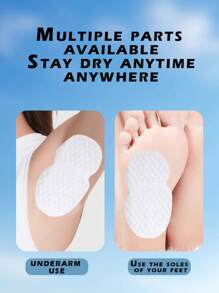 Armpit Sweat Pads, Disposable Underarm Absorption Sweat Pad, And Effective, Breathable, Invisible, Absorbing Patch, Lightweight And Sweat Absorbing, Comfortable And Odorless, Easy To Use, Suitable For Both Men And Women In Hot Summer(10PCS/20PCS/50PCS )Body Care For Travel, Sport, Outdoor, Summer, Stickers, Christmas For Holiday Gift Giving, Gym
