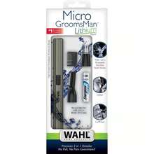 Wahl Lithium Ion Micro Groomsman 2-In-1 Cordless Battery Eyebrow And Nose Trimmer For Men With Rinseable Heads - 1 - View 1