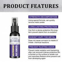 1pc 30ml 50ml Rust Removal Spray Automobile Parts Rust Converter Spray Metal Rust Remover Tires Rims Door Rust Spray