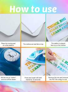 6pcs/Set Autism Awareness Designs DIY Iron On DTF Transfers Stickers Washable Heat Transfer Designs Ready Press Decals Plastisol Patch For DIY Clothing T-Shirt Mask Jeans Backpack