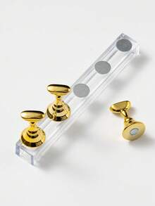 美甲展示架，用于美甲练习、彩绘、按压式指甲设计，磁性假指甲架，适合家庭 DIY 沙龙使用 - 彩色 - 查看 9