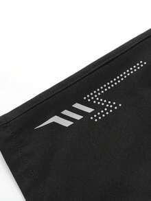 3 piezas Pantalones cortos deportivos casuales para hombres, de ajuste holgado y secado rápido con rayas reflectantes, bolsillos, cintura con cremallera y cordón, adecuados para fitness, correr y actividades al aire libre en verano - Multicolor - Ver 5