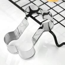Dog Bone-Shaped Biscuit Cutting Mold, Cake Cutter, Biscuit Mold, Baking Tools, Kitchen Accessories. - Silver - View 9