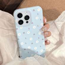 Flower Matte Film Ditsy Floral Pattern Phone Case Compatible With IPhone 16 And IPhone 16 Pro Max