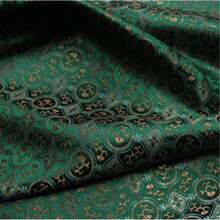 1 Piece Chinese Style Tangzhuang Jacquard Silk Fabric, High Quality Brocade Soft Cloth, Suitable For Cheongsam, Costumes, DIY Sewing Crafts