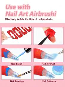 U Shape Nail Polish Protector Sticker, Nail Polish Spill Proof Sticker, Nail Art Sticker To Prevent Nail Polish Spillage, Nail Polish Airbrush Tool, Nail Art Tools, Nail Art Accessories.U Shape Sticker Spill Proof Adhesive Sticker.Nail Art Tools.Nail Art Accessories.Suitable For Nail Salons.