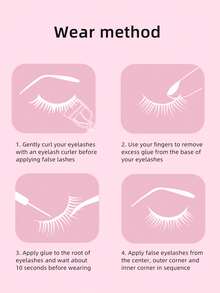 7 Pairs Fluffy Cat Eye Lashes, 6D Curly Thick Faux Mink Eyelashes, Look Like Real Soft Curly Lashes