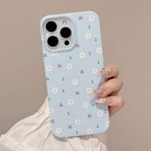 Flower Matte Film Ditsy Floral Pattern Phone Case Compatible With IPhone 16 And IPhone 16 Pro Max