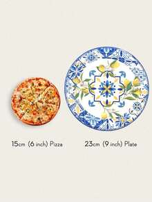 24/12 Piece Set, Disposable Tableware, Lemon Themed Disposable Paper Plates, 7-Inch Paper Plates, 9-Inch Paper Plates, Tissues, Paper Cups, Meal Plates, Party Trays, Materials, Suitable For Chinese Cuisine, Afternoon Tea, Dinner, Blue And White Porcelain, Fresh Lemon Birthday Parties, Weddings, Bridal Showers, Receptions, Parties, Picnics, Camping, Barbecues And Other Holiday Decorations. - Multicolor - View 8