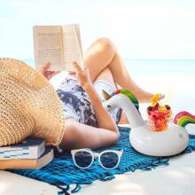 1/3/6 pezzi supporto galleggiante per bevande a forma di unicorno, galleggiante gonfiabile riutilizzabile, supporto galleggiante per lattine di bevande, accessorio galleggiante per piscina, adatto per feste in piscina, giochi estivi in spiaggia, nuoto, raduni, vacanze, bagni, per condividere la felicità con famiglia e amici