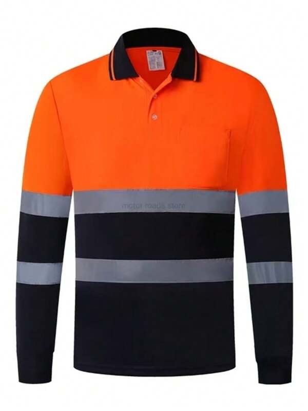 New Quick-Drying Long-Sleeved And Short-Sleeved Reflective Safety T-Shirts With High-Visibility Seat Belt Pockets Meet ANSI/ISEA Standards.