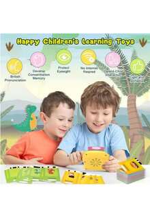 English And Portuguese Card Reader Electronic Toy For Kids 112 Cards Total 224 Words Educational - coelho-azul - 查看 5