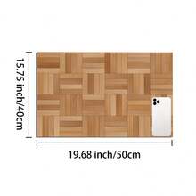 1pc Wood Grain Pattern Printed Absorbent Mat, Suitable For Espresso Machine, Sink, Faucet, Cup Holder, Home Decor, Kitchen & Bathroom Accessories - Multicolor - View 31