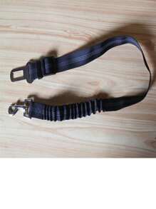 1 pieza Correa elástica reflectante retráctil para mascotas con cinturón para ir en el coche, cinturón de para asiento de coche de mascota, cuerda de tracción de coche para mascotas, artículos para mascotas en , correa retráctil para perros, correa a prueba de explosiones para perros