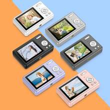 4K 50MP Vlog 相机，配备 16 倍光学变焦、图像稳定功能，是一款适合青少年、成人和初学者使用的紧凑型傻瓜数码相机，适用于家庭摄影，包含礼品卡读卡器（白色） - 白色Q12-貼紙+讀卡機 - 查看 7