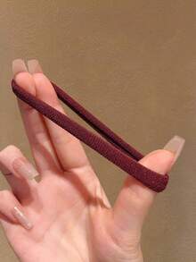 50/100pcs Girl Seamless Elastic Hair Ties,Simple & Versatile Hair Accessories - Multicolor - View 5