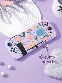 Ayotu 1 Pc Text Customized Switch Protective Case Compatible With Nintendo Switch NS/Switch OLED/Switch Lite/2025 New Switch2 7.9 Inch Cover, Name Customized Switch Accessories