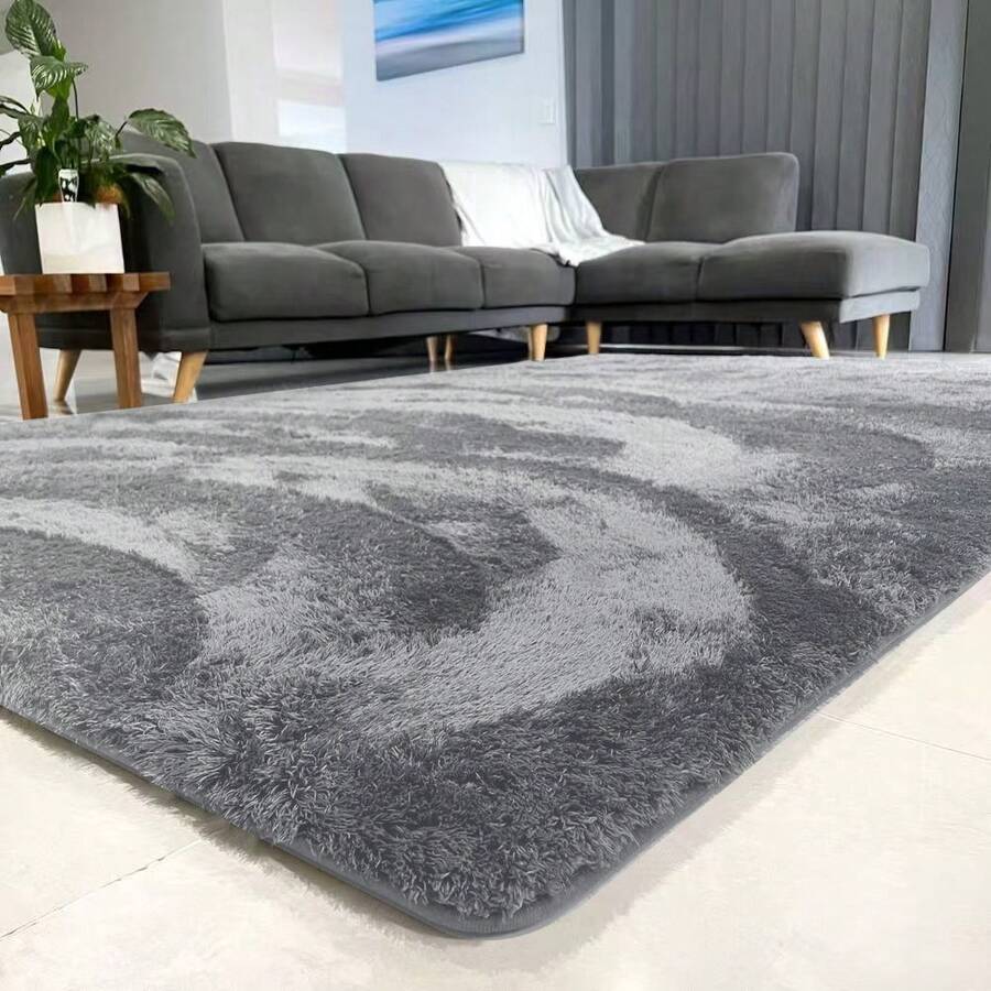 Tatami Rug, Shaggy Mellow Mat, Baby Mat For Floor Play, 3CM Padded Foam Area Rug For Kids Playroom, Playpen, Nursery, Living Room, Yoga Mat - 淺灰色 - 查看 1