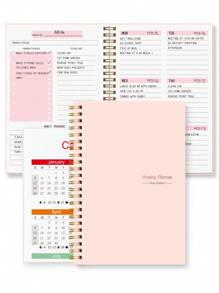 BUBU 1pc Weekly Planner Back To School Supplies