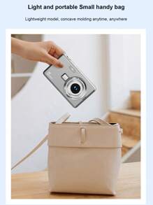 1 Pc Q12 Digital Camera With 32G Memory Card,50 Million Pixels 2.4-Inch Screen Portable Camera, Rechargeable Camera CCD & Multiple Filter Modes. Portable Anti-Shake Smart Zoom Digital Camera For Outdoor