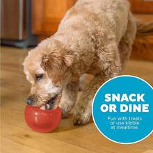 Outward Hound By Planet Dog Snoop Durable Interactive Treat Dispensing Dog Toy, Large, Blue - 紅色 - 查看 7