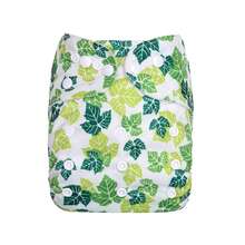 1/3 pièces Set de couches en tissu vert doux et respirant, doublure hypoallergénique pour protéger la peau du bébé, assortiment de couleurs - Multicolore - Voir 9