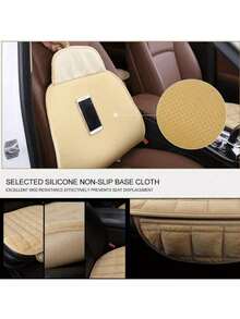 3-1 件通用汽车座椅坐垫，聚酯纤维，海绵填充，柔软透气，防滑，轻便便携，四季保护汽车座椅 - 可手洗 - 均碼 - 查看 6