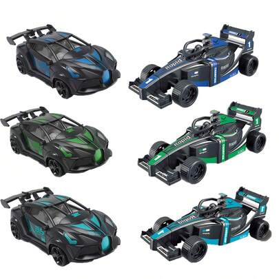 سيارة ألعاب صغيرة بريموت كنترول ذات قناتين، ألوان عشوائية، سيارة ألعاب كهربائية متينة ومقاومة للماء، سباق سيارات لعبة للأطفال البنين والبنات هدية عيد الميلاد والمناسبات