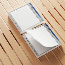 3Pcs/1Bag Of Retro Computer-Patterned Sticky Notes, Creative Office And School Notebooks, The Perfect Gift For Students And Teachers - trắng - Xem 5