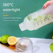 500ml/700ml/1000ml 3PCS/SET PC Lemon Tea Shaker Cup Cocktail Shaker Martini Hand Shaker Cup With Scales Milk Tea Wine Drink Shaker Mixer Bar Tool Set