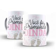 Godmother Porcelain Mug Baptism You Have Been Promoted To Godmother - 白色 - 查看 1