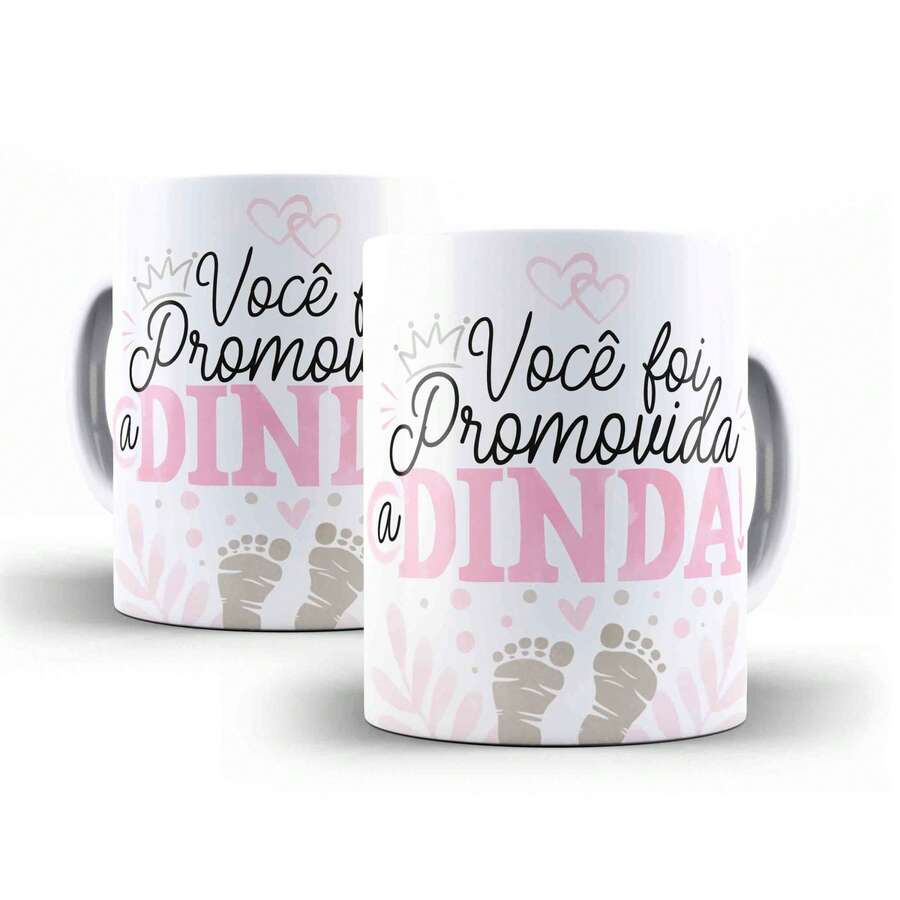 Godmother Porcelain Mug Baptism You Have Been Promoted To Godmother - 白色 - 查看 1