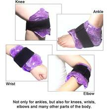 Ankle Foot Ice Pack Wrap For Injuries Reusable, Gel Bead Ice Pack, Foot Heel, Soft - Multicolor - View 3