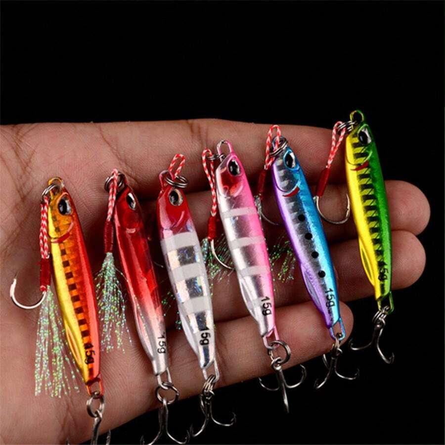 Long Distance Mackerel Mini Metal Vibration Lure, Bionic Fish Artificial Hard Bait For Freshwater And Saltwater Snakehead Fishing - Multicolor - View 1