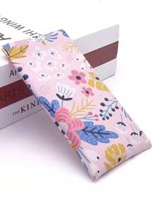 Squeezed Top Sunglasses Case Bohemian, Soft Leather Glasses Case Portable Sunglasses Bag