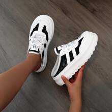 This Summer's New Popular Women's Thick-Soled Height-Increasing Half-Slipper Features A Lace Mesh Perforated Upper And A Soft-Soled Anti-Slip Half-Support Shoe. It Is Lightweight, Breathable, Versatile, Fashionable, Sporty And Daily Wear, Both Stylish And Multi-Functional