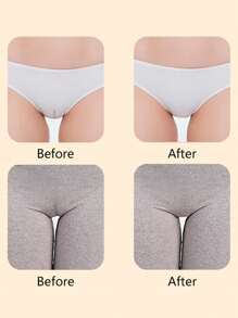1pc Seamless/Invisible Intimate Protection Sticker For Bikini Area, Silicone Waterdrop Shaped Private Part Cover