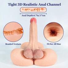 Sex Doll Torso Big Dildo  Female Torso With Flexible Realistic Huge Penis, Woman Masturbator Torso For Orgasm Sex Pleasure,Adult Sex Toy For  Couples