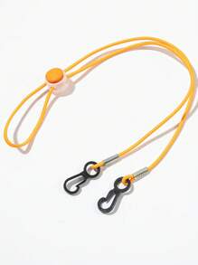 6pcs Solid Color Elastic Mask Chains,Adjustable Length Face Covering Chain For Man And Woman,Anti Slip Chains For Outdoor Sports Masks Mask Hanging Rope,Mask Straps