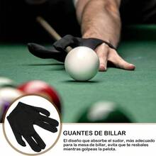 40 guantes individuales para limpieza y mantenimiento de mantel de spandex para mesa de billar. - Negro - Ver 6