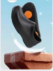 Suitable For Men! Adopts Bionic Gecko Suction Cup Technology, Built-In BIONic Slip-Resistant System, With Super Anti-Slip Performance, Also Oil-Resistant, Waterproof And Wear-Resistant. Close-Toe Design With Moderate Ankle Height. Simple Solid Color Design, Made Of New Synthetic Materials. Specially Designed For Chefs, Catering Backroom Staff, Hotel Workers, Food Factory Workers, Also Suitable For Home Kitchen Scenarios. This Kitchen Work Clogs Are The Considerate Companion For Your Work And Life.