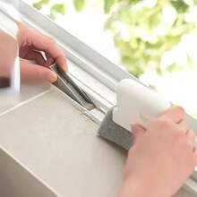 1pcs Universal Door And Window Track Cleaning Brush - Easy To Clean Frames And Small Gaps, Cleaning Tools, Cleaning Supplies, Commercial Cleaning Supplies